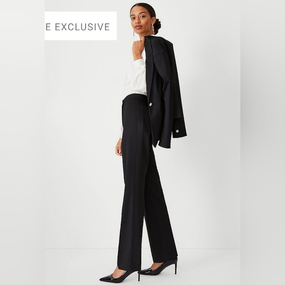The Slim Straight Tuxedo Pant in Sateen - Picture 4 of 16